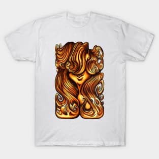 Luscious Locks - Orange T-Shirt